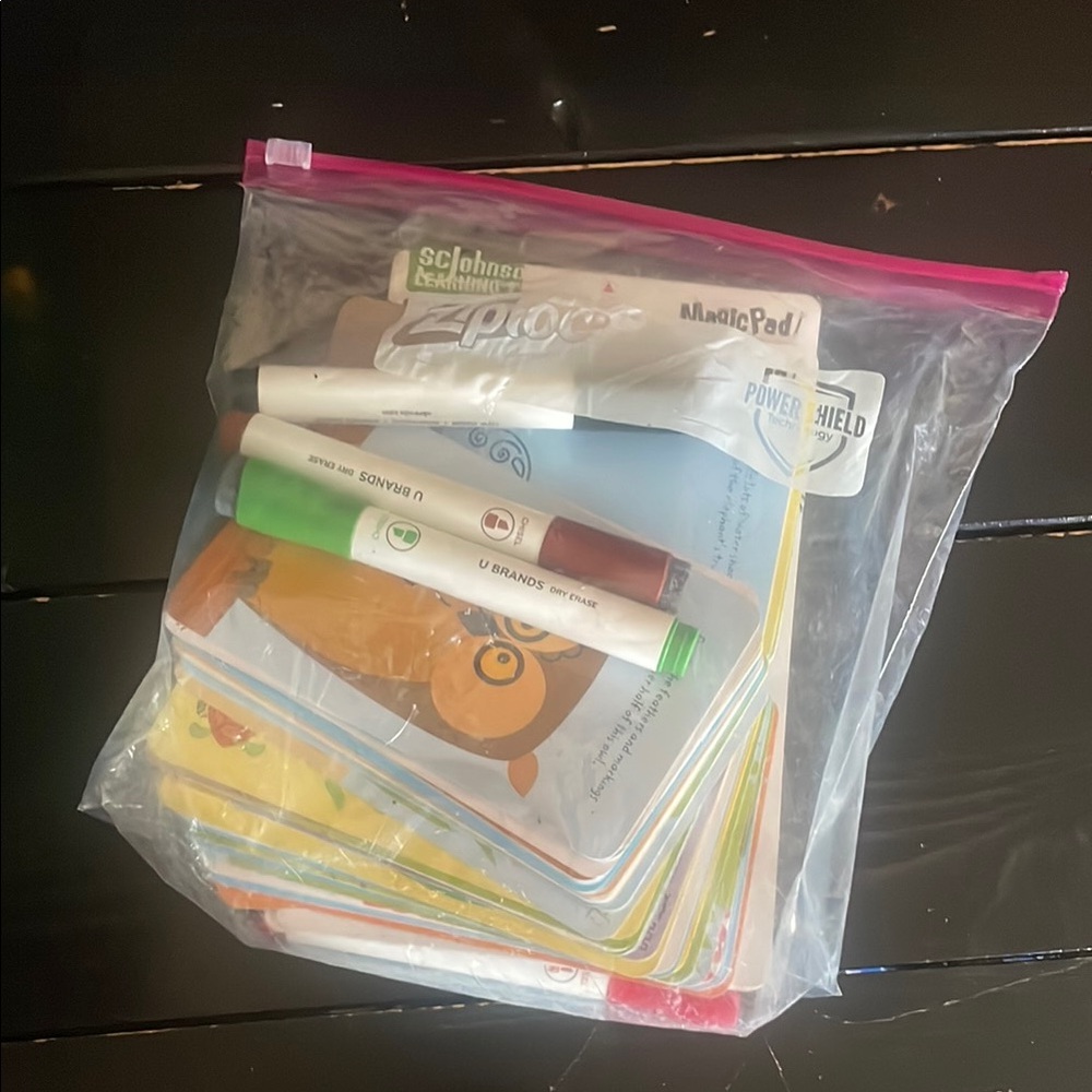 Colorful Children's Activity Set with Markers